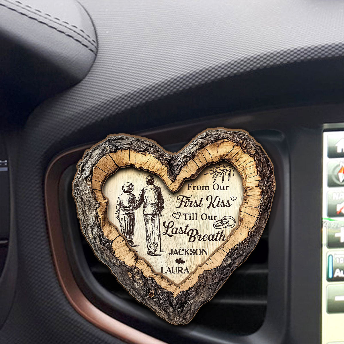 Together Until We Are Stars - Personalized Car Visor Clip
