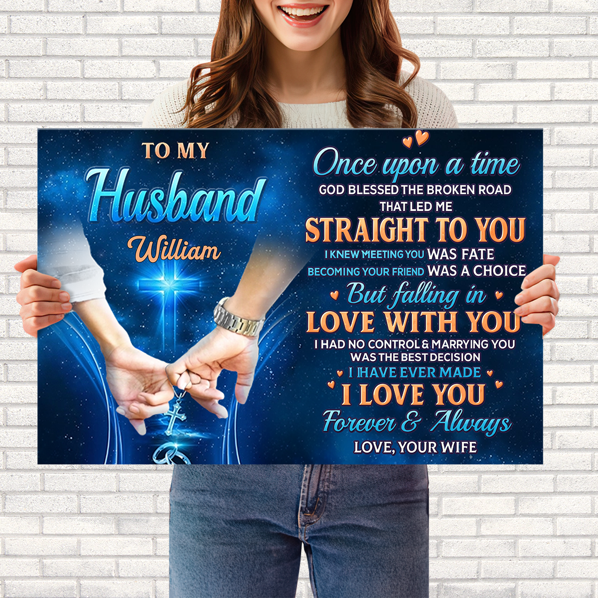 Meeting You Was Fate - Personalized Poster/Canvas