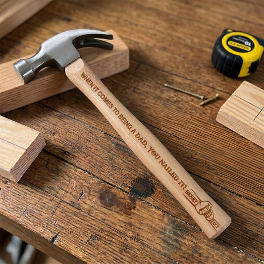 You Nailed It - Personalized Wooden Hammer