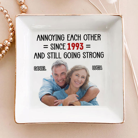 Annoying Each Other Married Couples Funny - Personalized Jewelry Dish