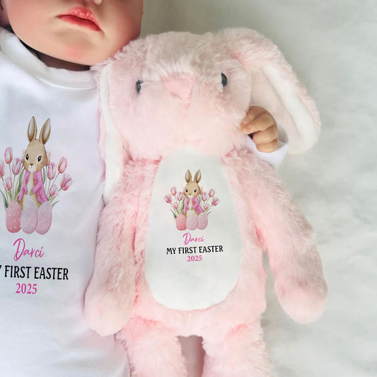 My First Easter Keepsake - Personalized Stuffed Bunny