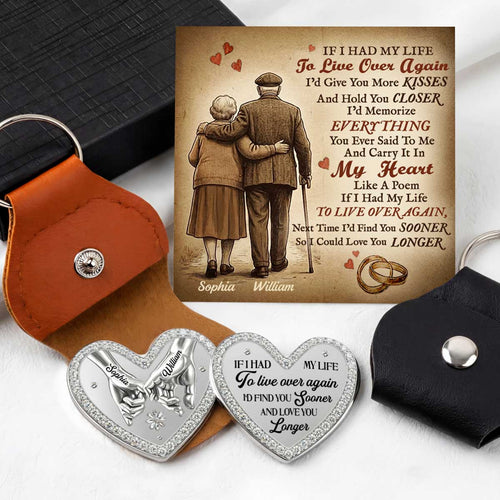 Love You Longer Forever - Personalized Heart Pocket Hug