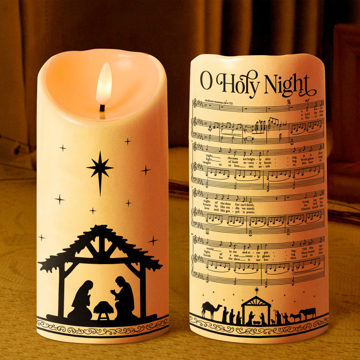 O Holy Night - Flameless LED Candle