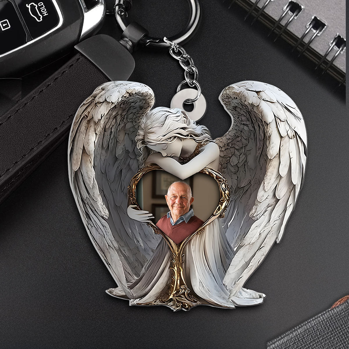 Sentimental Keychain Gift For Mom - Mother Memorial - Personalized Acrylic Keychain Custom ...