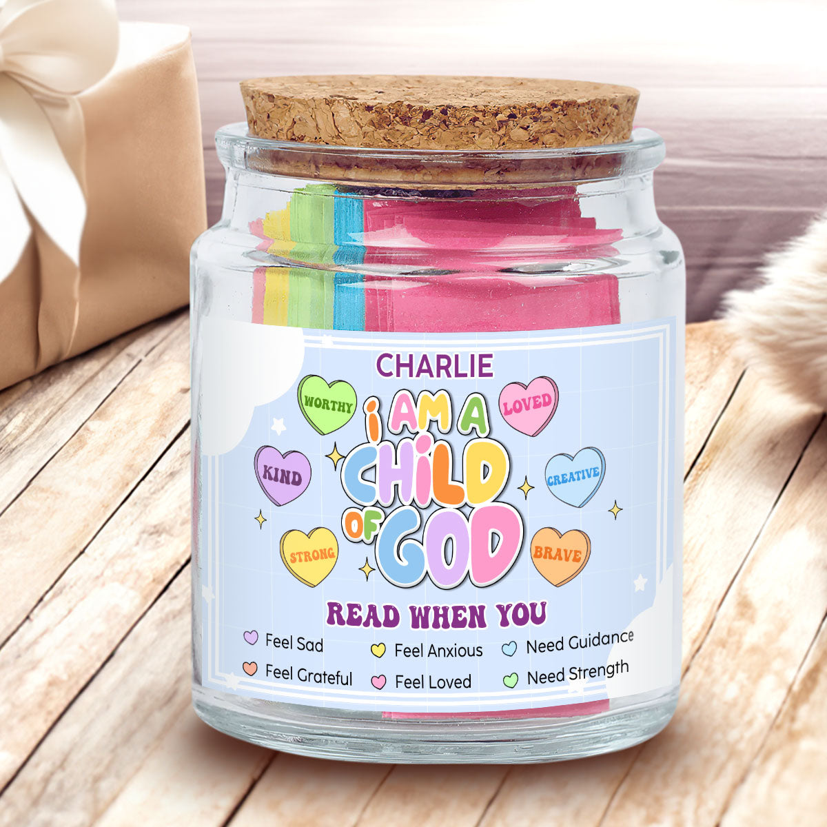 A Child Of God - Personalized Bible Verse Jar For Kids