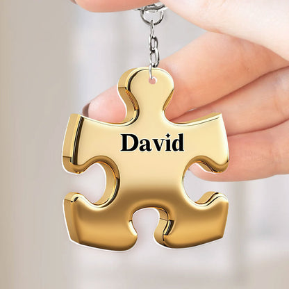 Our Puzz-fect Family - Personalized Acrylic Keychain