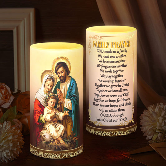 Family Prayer - LED Candle FCLCH867
