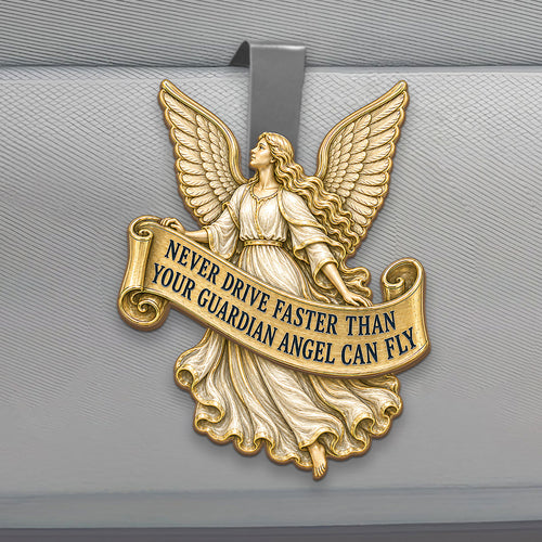 Guardian Angel Safe Journey -  Car Visor Clip