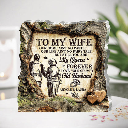 Still My Forever Queen - Personalized Custom Shaped Squared Acrylic Plaque