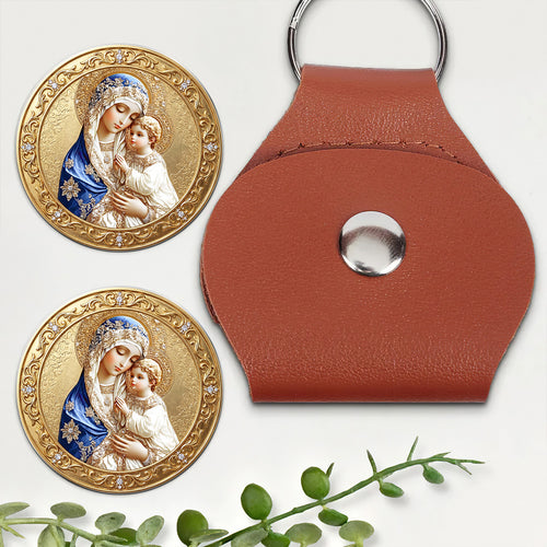 Blessed Mother And Child -  Pocket Hug