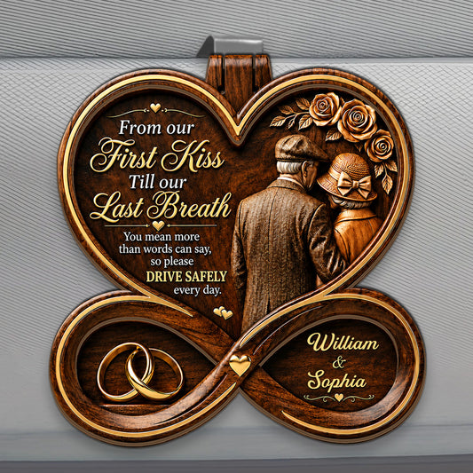 Come Home Safe My Love - Personalized Car Visor Clip