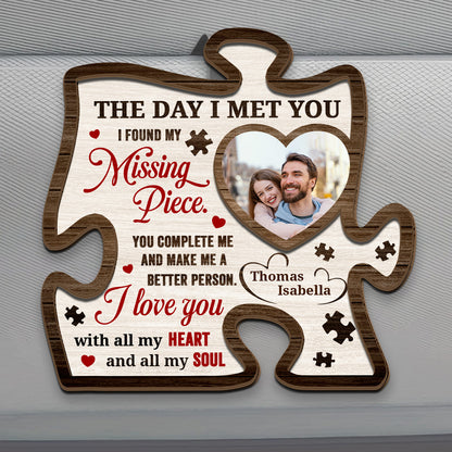 The Day I Met You - Personalized Car Visor Clip FCCVCLETN2083TA