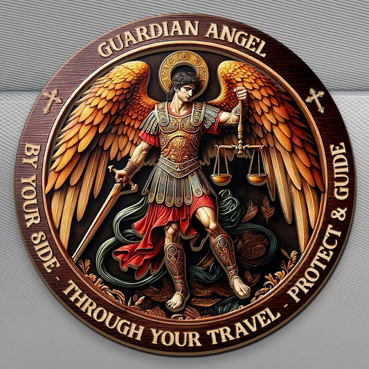 Guardian Angels By Your Side - Car Visor Clip