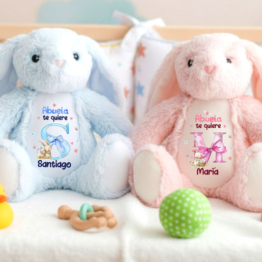Abuela Te Quiere - Personalized Stuffed Bunny