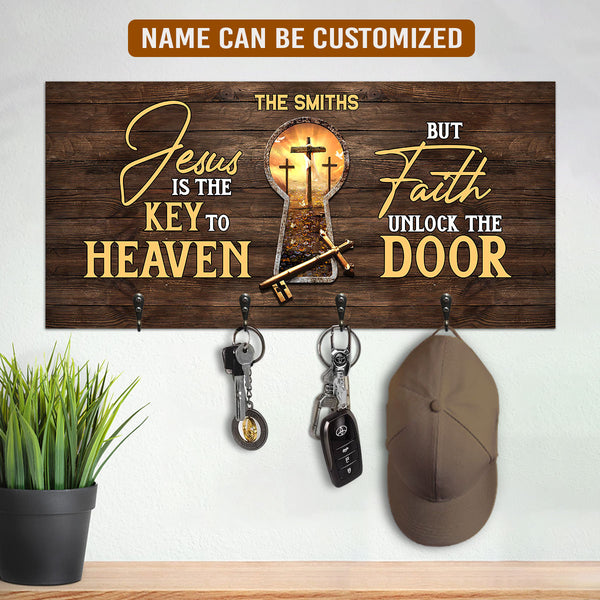 Personalized Gift For Family - Jesus Is The Key To Heaven But
