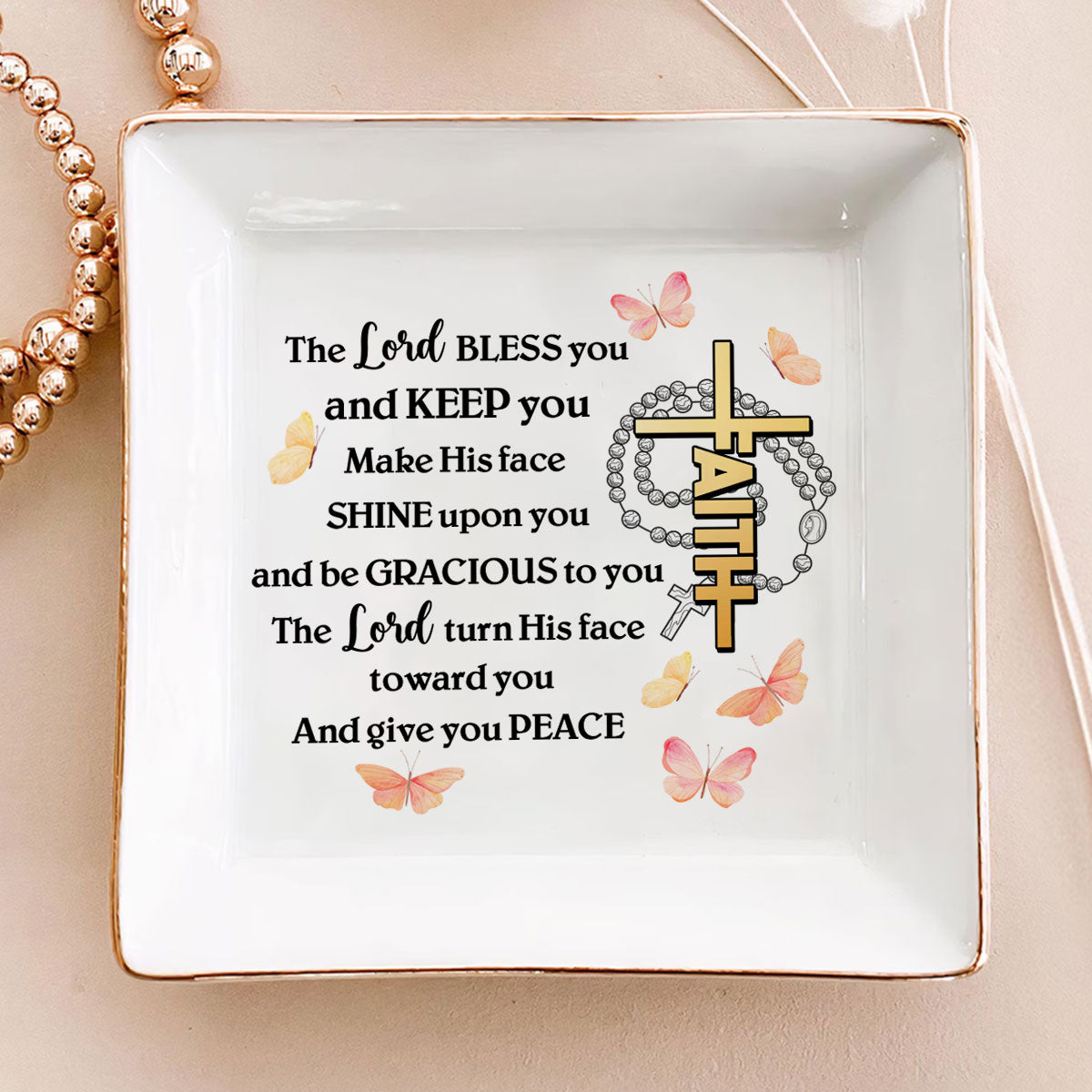 The Blessing - Personalized Jewelry Dish FCJDNUHA1950D