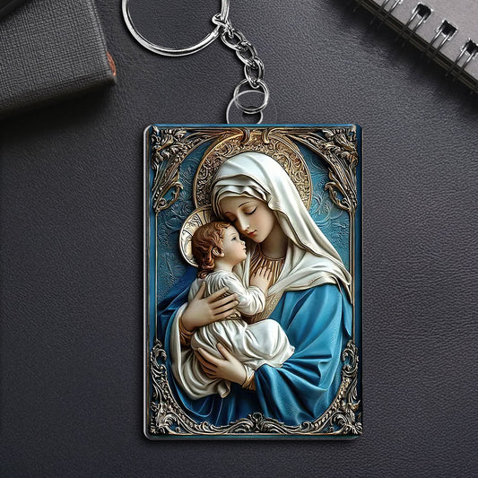 Mary And Jesus - Acrylic Keychain