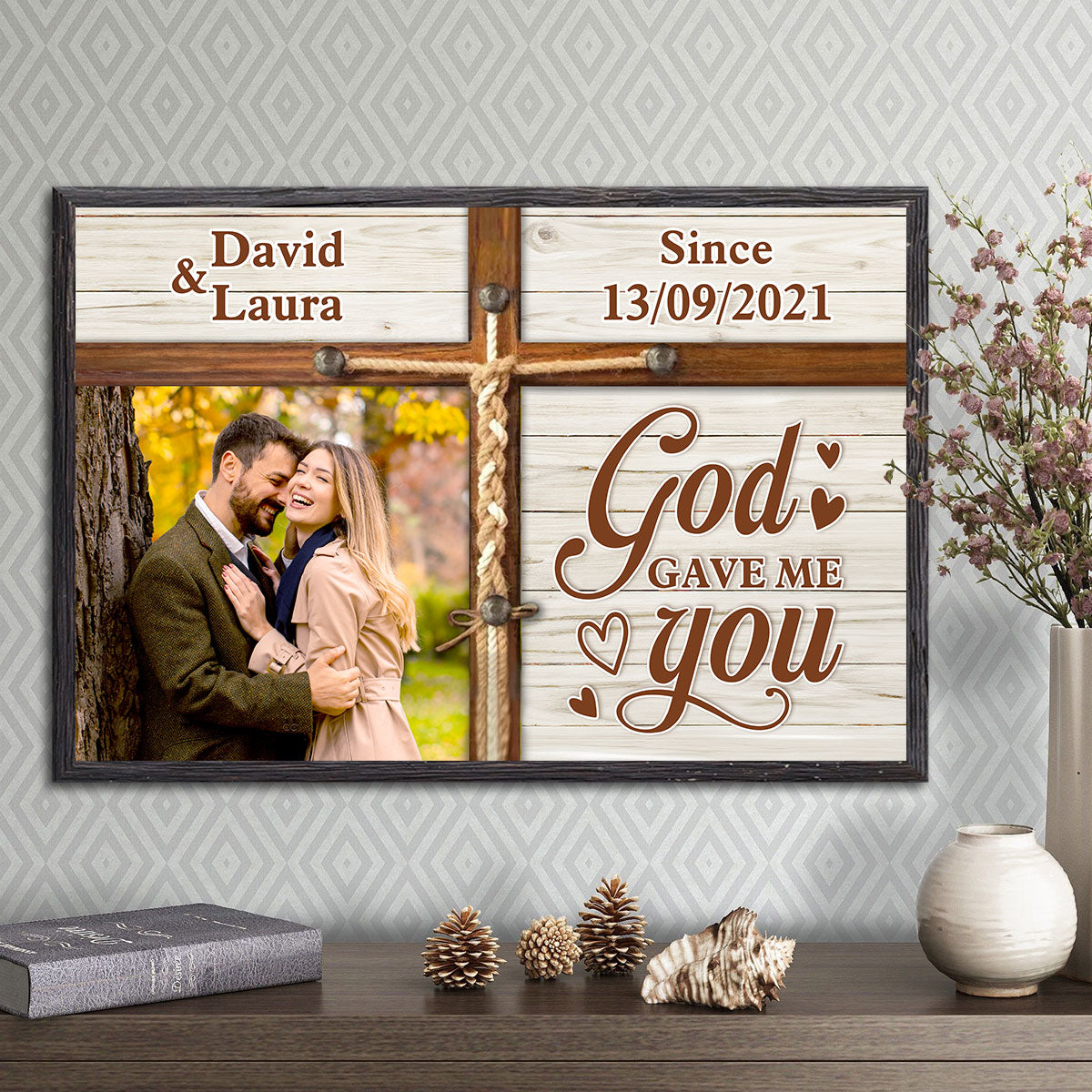 God Gave Me You - Personalized Poster