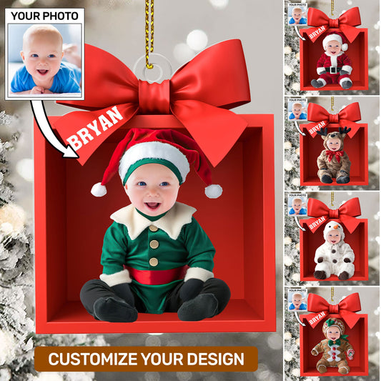 Christmas Baby - Personalized 1-Side Acrylic Ornament