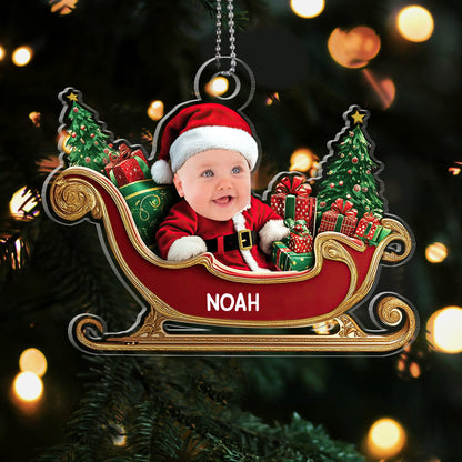 Cute Baby - Personalized 1-Side Acrylic Ornament FCACOLETN2254T