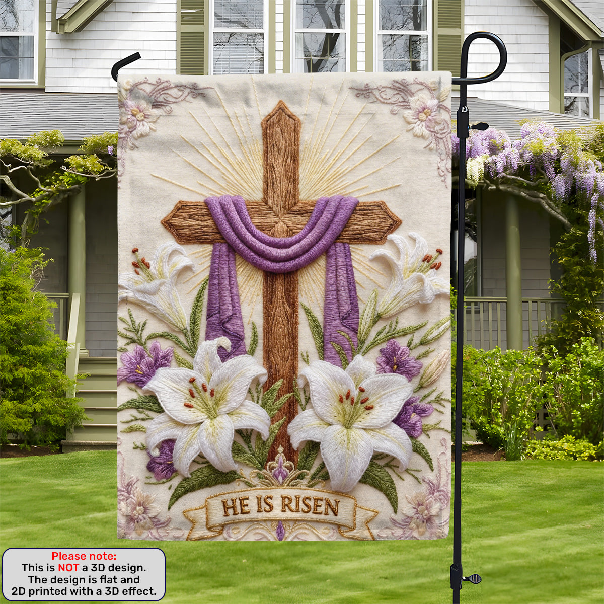 Cross Of Hope - Garden Flag