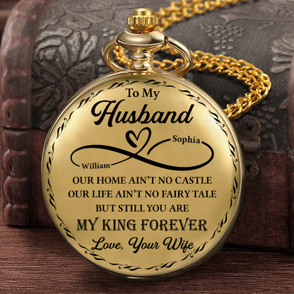 I Was Yours Since The Moment I Saw You - Personalized Pocket Watch