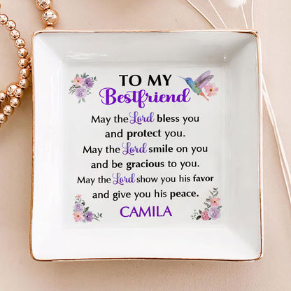 The Lord Bless You - Personalized Jewelry Dish FCJDNUHA1952M