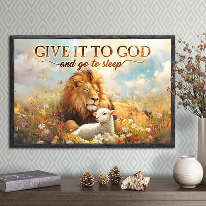 Give It To God And Go To Sleep - Poster FCPTLEHA1688D