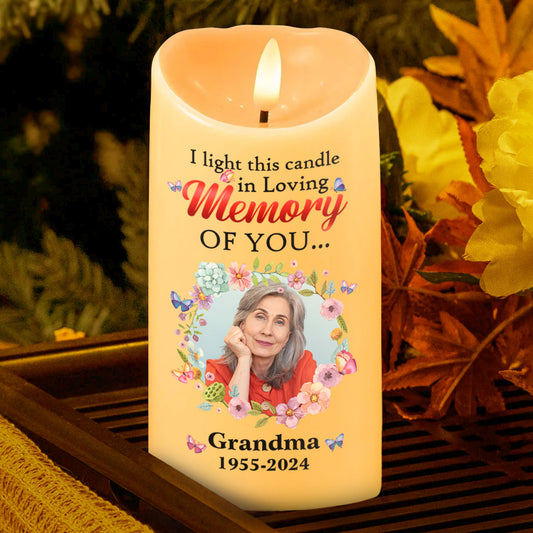 In Loving Memory Of You - Personalized Flameless LED Candle