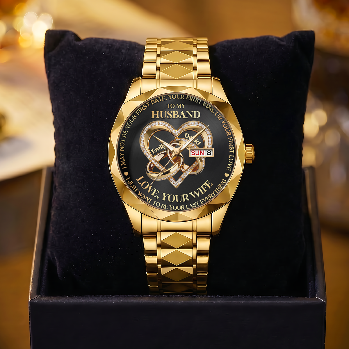 Be Your Last Everything - Personalized Men's Wrist Watch