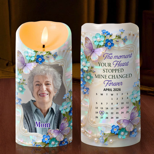 Forever Changed - Personalized Flameless LED Candle