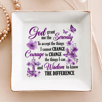 The Serenity Prayer - Personalized Jewelry Dish FCJDNUTN1951D