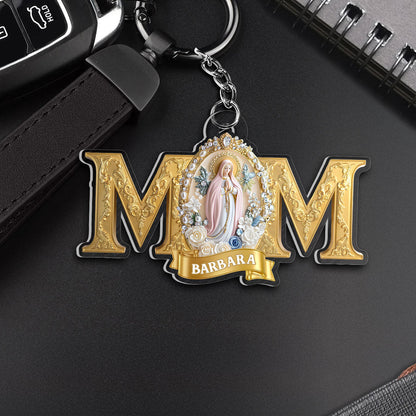 Lady Of Guadalupe Mom - Personalized Acrylic Keychain