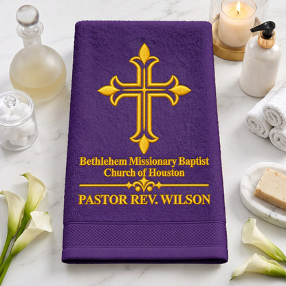 A Servant Called By God - Personalized Embroidered Fingertip Towel