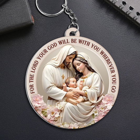 God Is With You Wherever You Go - Acrylic Keychain