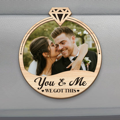 You And Me We Got This - Personalized Car Visor Clip FCCVCLETN2092M