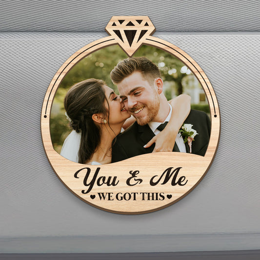 You And Me We Got This - Personalized Car Visor Clip FCCVCLETN2092M