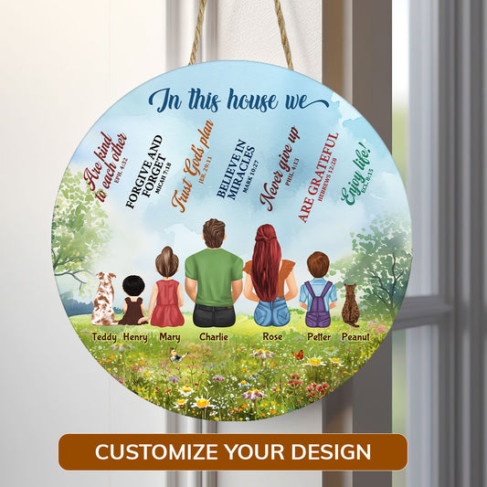 In This House - Personalized Wooden Sign FCDSTM807TA