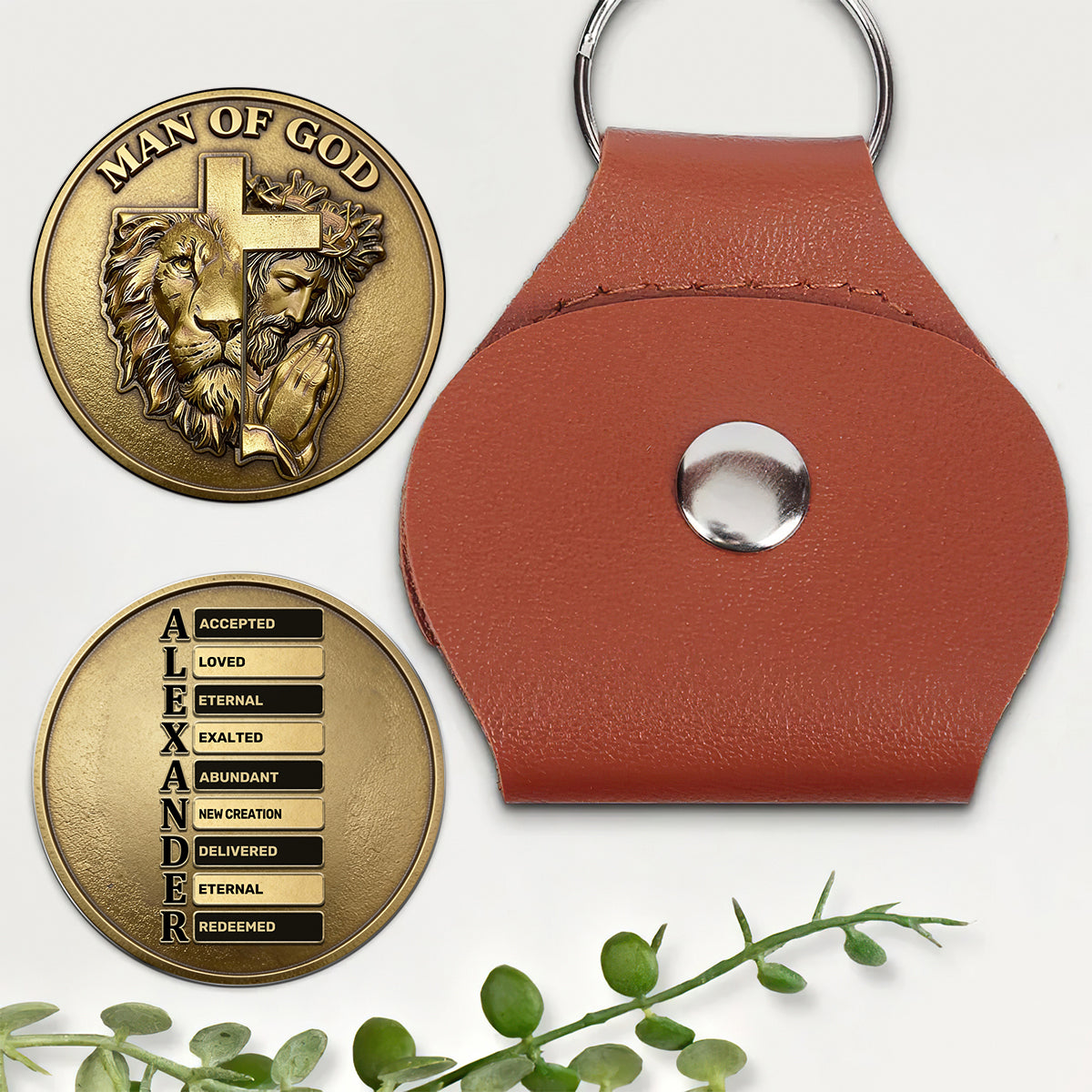 Man Of God - Personalized Pocket Hug