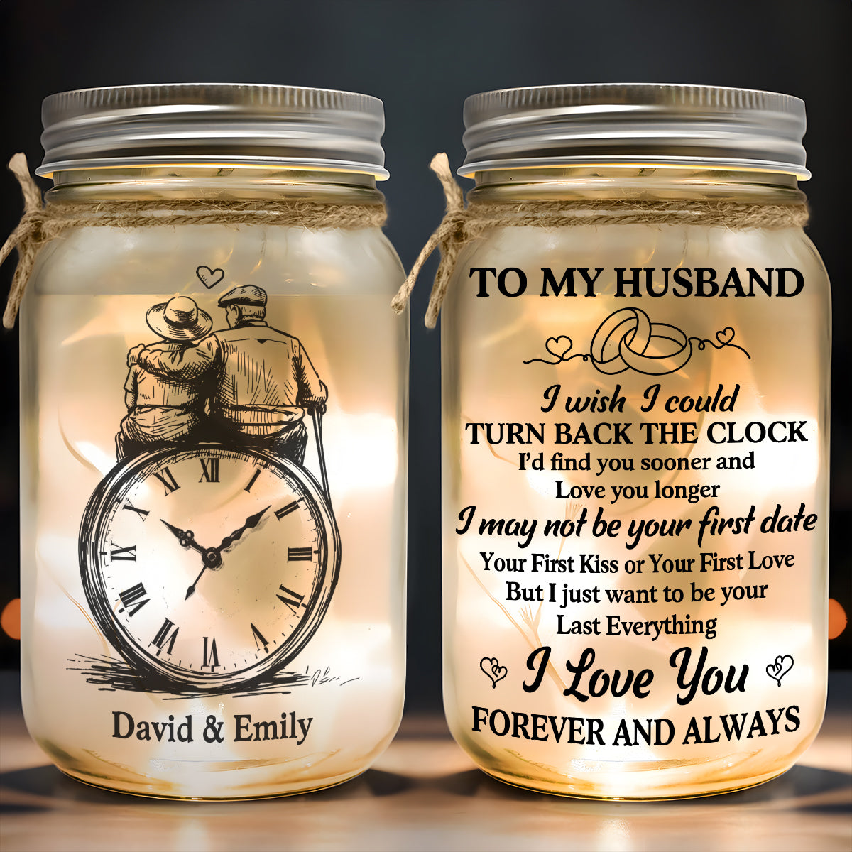 Journey Of Connection - Personalized Mason Jar Light