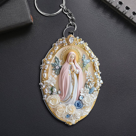 Holy Grace Virgin Mary - Acrylic Keychain