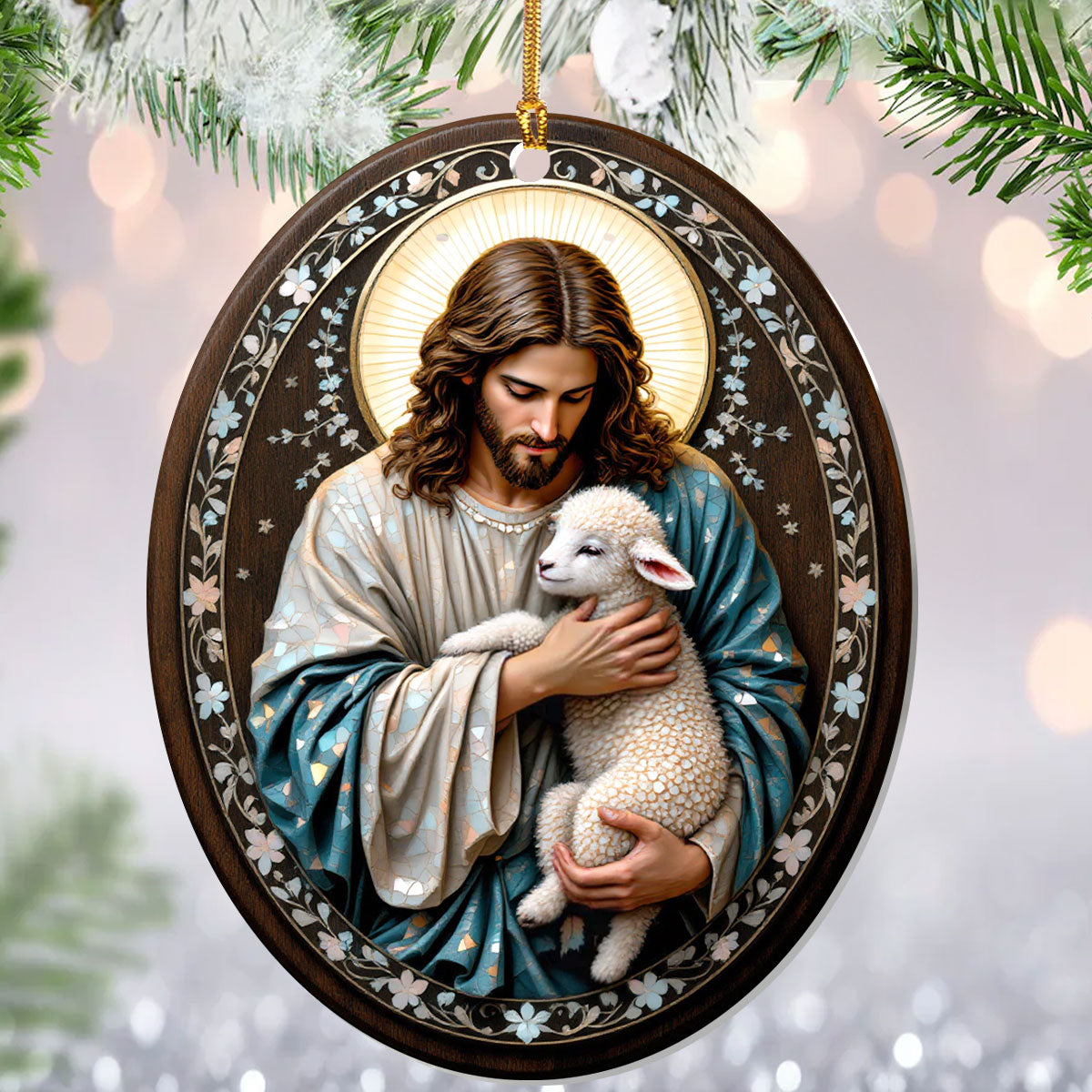 The Good Shepherd - 1-Layer Acrylic Ornament – FaithCorner