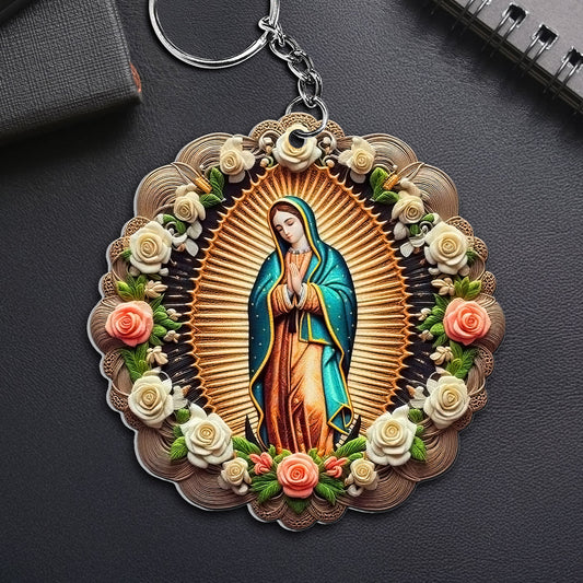 The Virgin Mary Retro Style - Acrylic Keychain