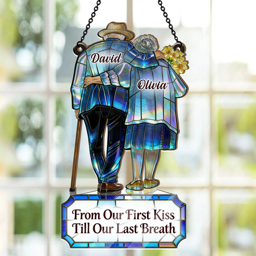 Eternal Love Journey - Personalized Window Hanging Suncatcher