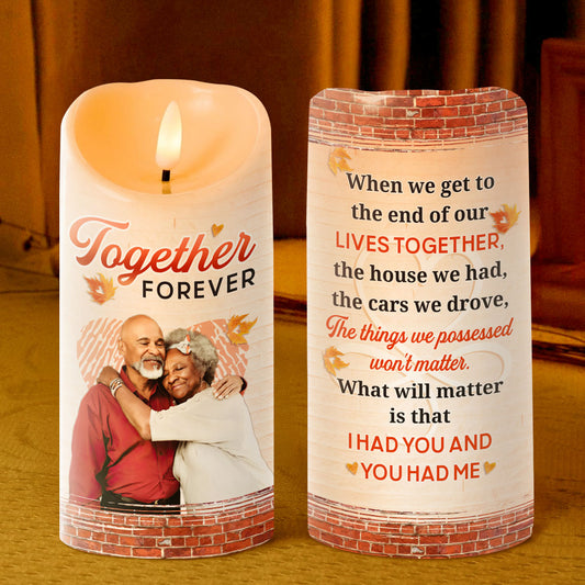 Together Forever Couple - Personalized Flameless LED Candle