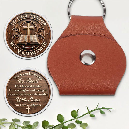Servant Shepherd Heart Keepsake - Personalized Pocket Hug