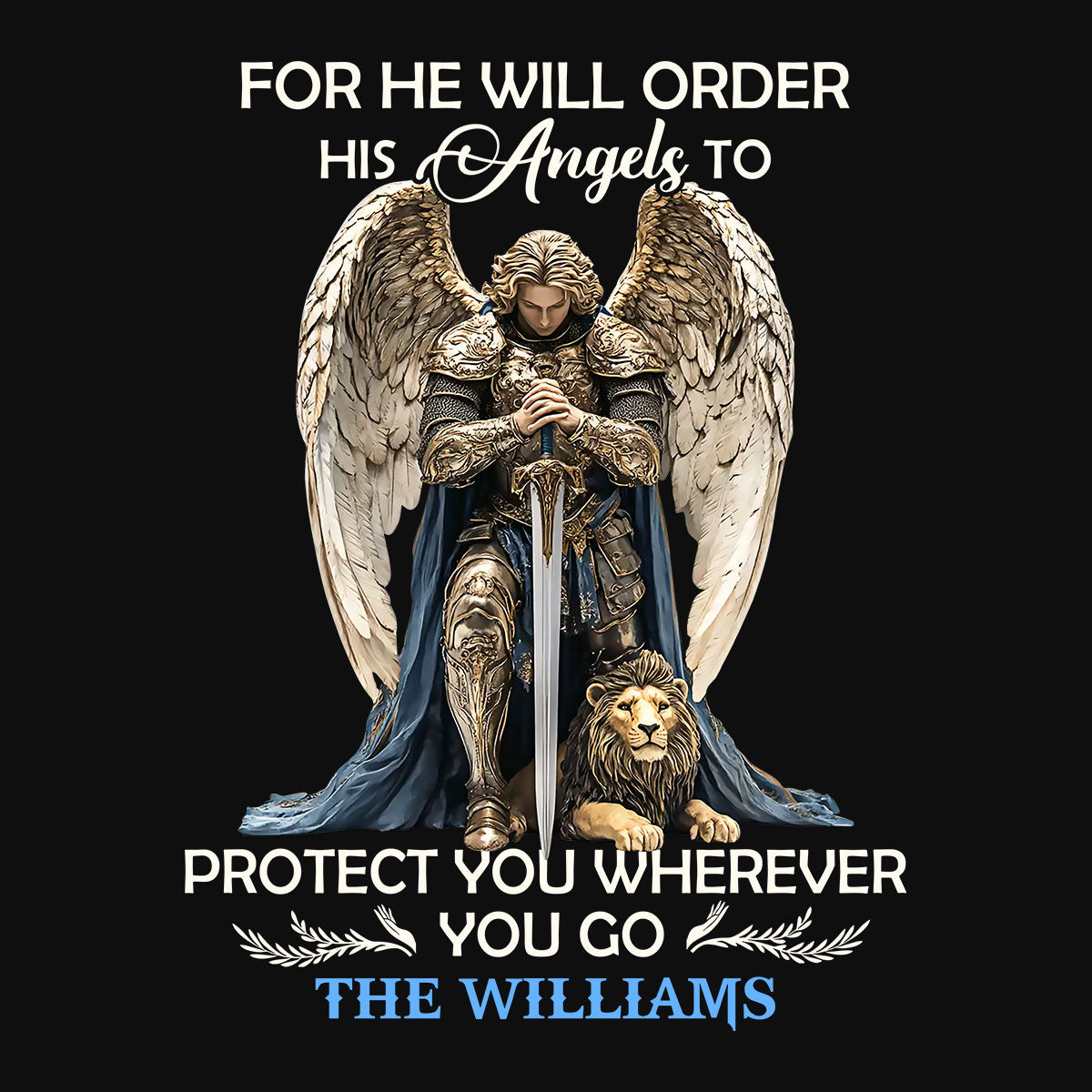 Protected By Sacred Archangel Michael - Personalized Sticker