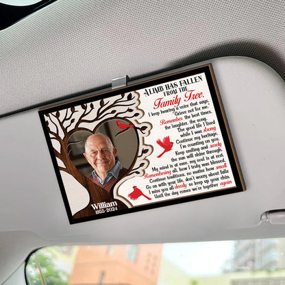 A Fallen Limb Memorial - Personalized Car Visor Clip FCCVCLETN1984M