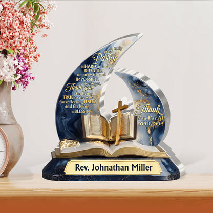 Legacy Of Faith - Personalized Custom Shaped Squared Acrylic Plaque