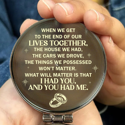 From Our First Kiss Till Our Last Breath - Personalized Compass
